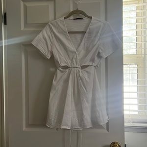 White Zara dress